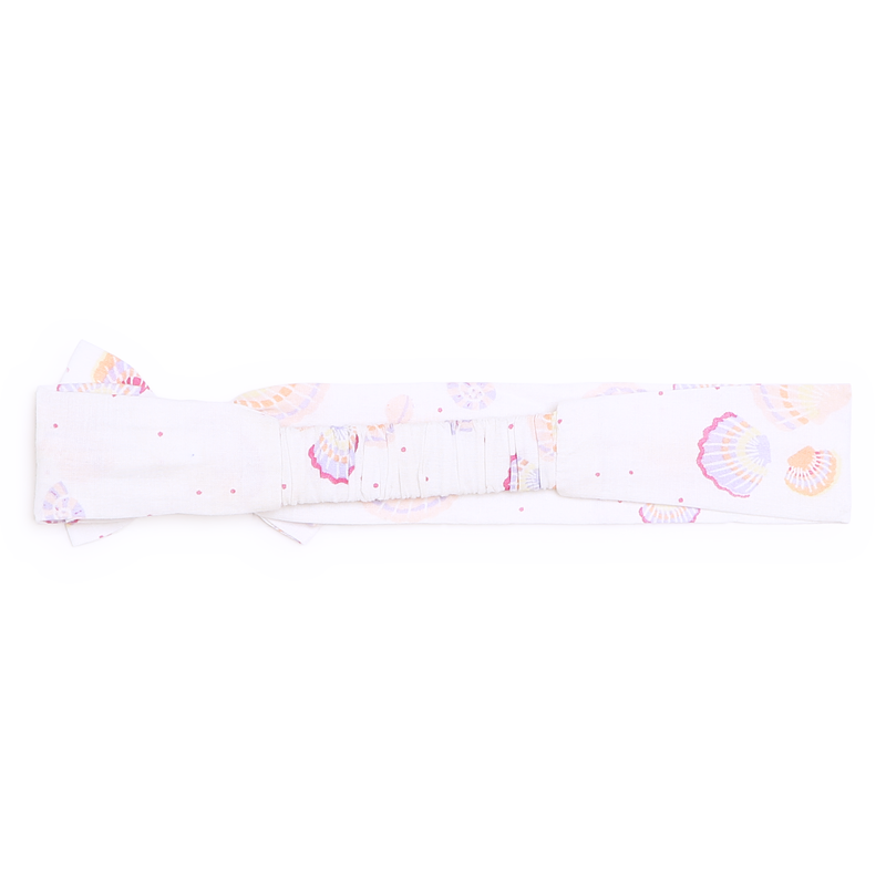 Accessorized cotton dress CARREMENT BEAU 
                    GIRL