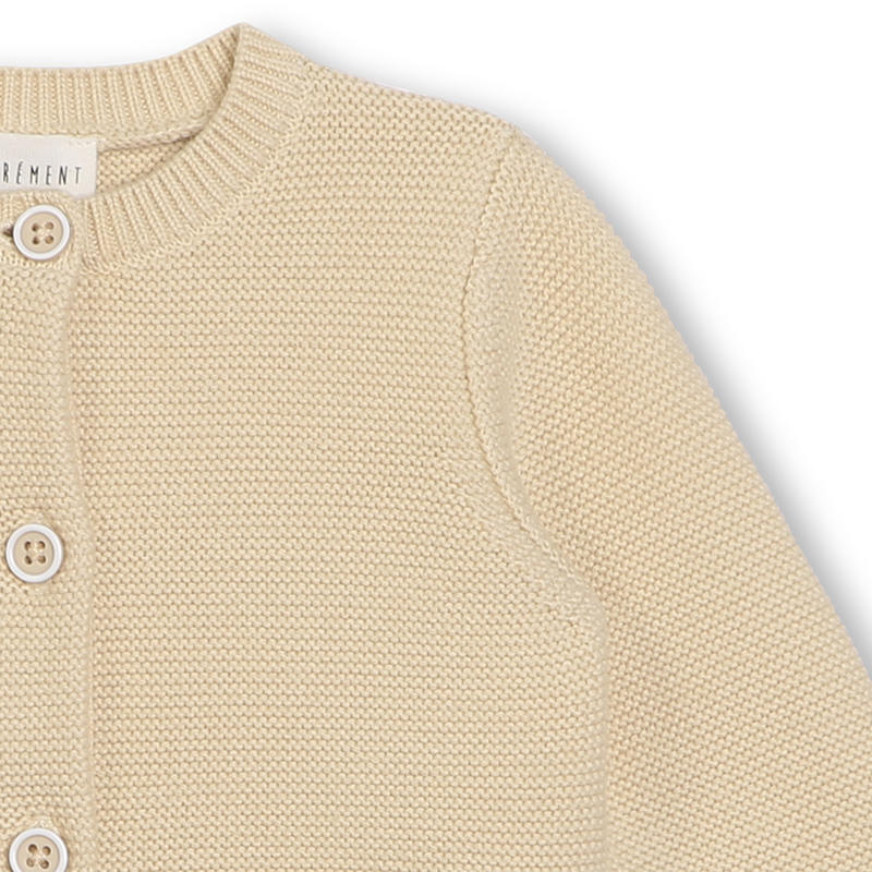 Knitted cotton cardigan