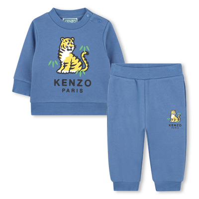 Sweatshirt and pants set in fleece KENZO KIDS UNISEX