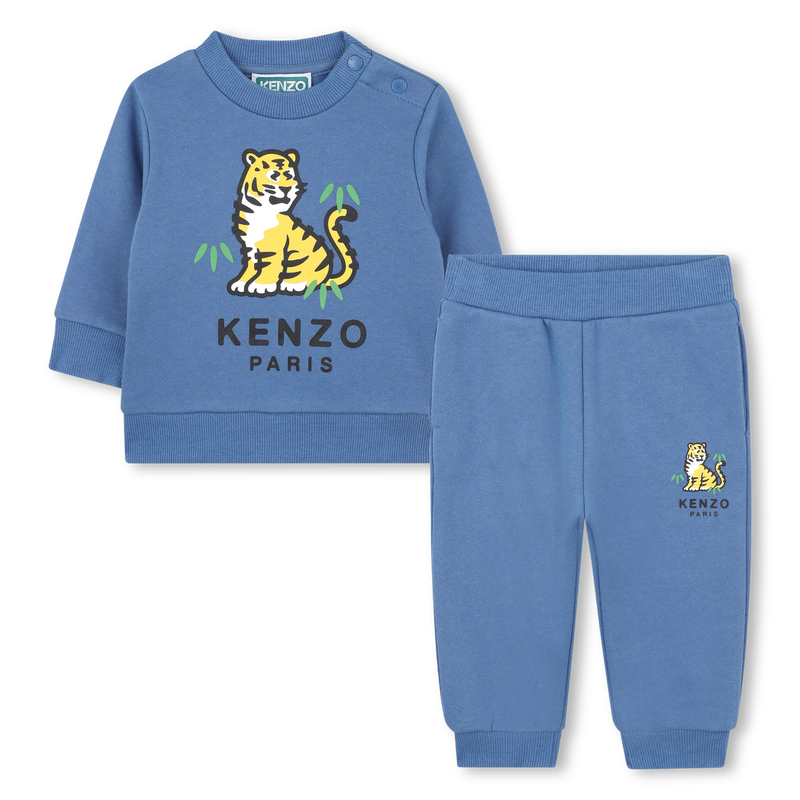 Sweatshirt and pants set in fleece KENZO KIDS 
                    UNISEX