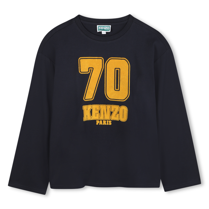Wide-sleeved long-sleeved T-shirt KENZO KIDS 
                    BOY