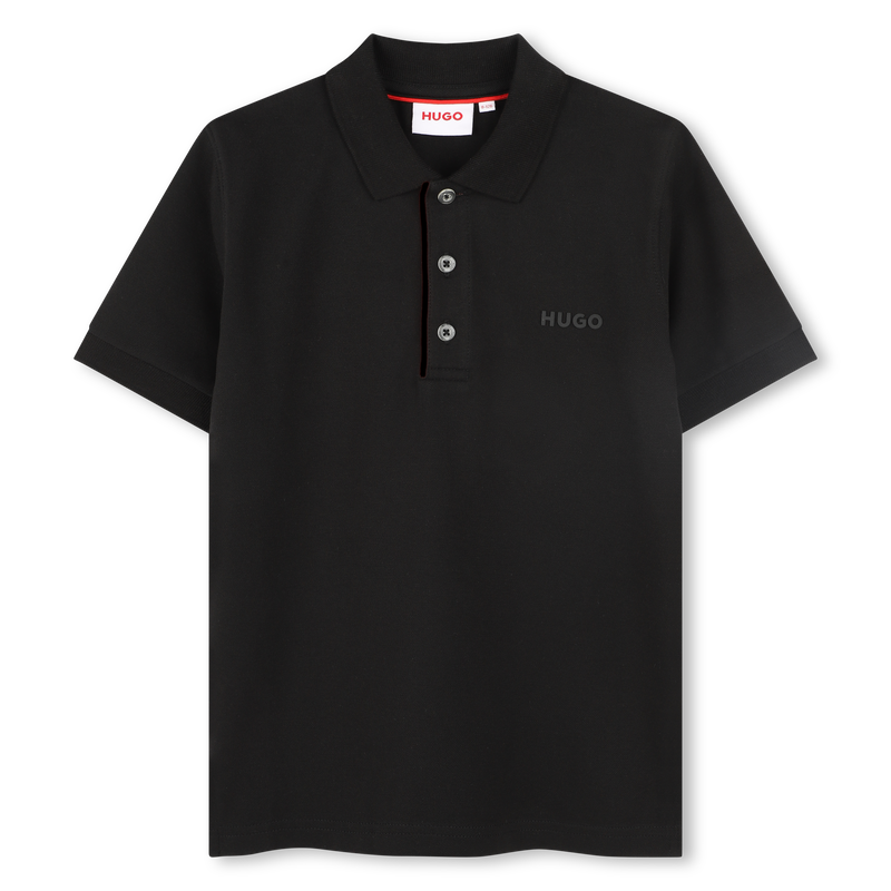 Short-sleeved piqué polo shirt HUGO 
                    BOY
