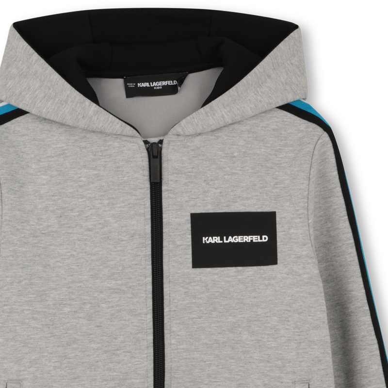 Zip-Up Hoodie KARL LAGERFELD KIDS 
                        BOY