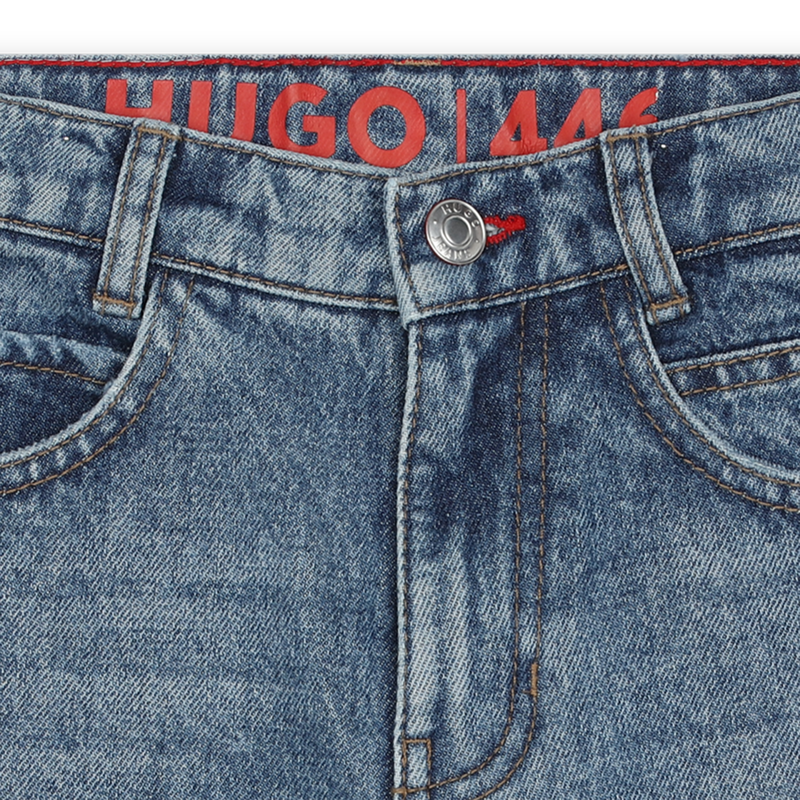 5-pocket denim Bermuda shorts HUGO 
                    BOY