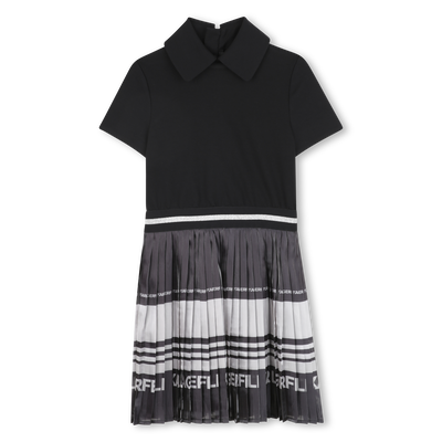 Short Sleeve Dress KARL LAGERFELD KIDS GIRL