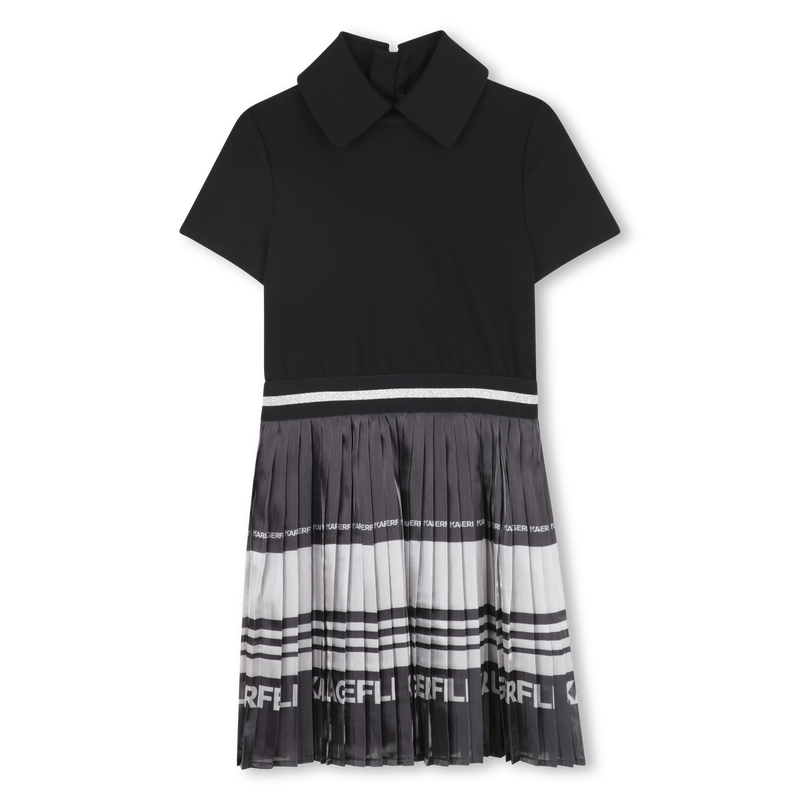 Short Sleeve Dress KARL LAGERFELD KIDS 
                        GIRL