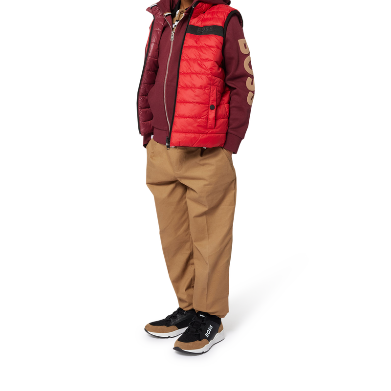 Hooded Piqu&eacute; Cardigan BOSS 
                        BOY