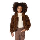 Fuzzy fleece jacket CHLOE 
                    GIRL