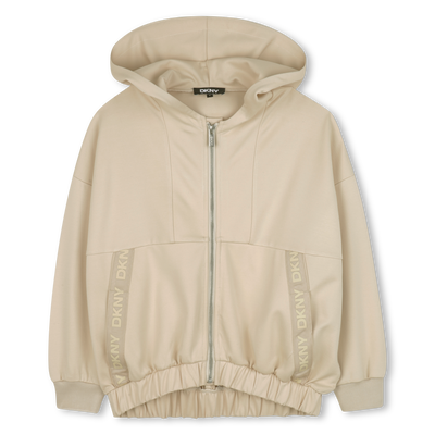 Hooded cardigan DKNY GIRL