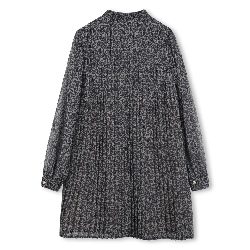 Long sleeve pleated dress MICHAEL KORS 
                    GIRL