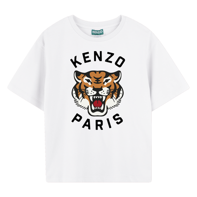 Printed cotton T-shirt KENZO KIDS BOY