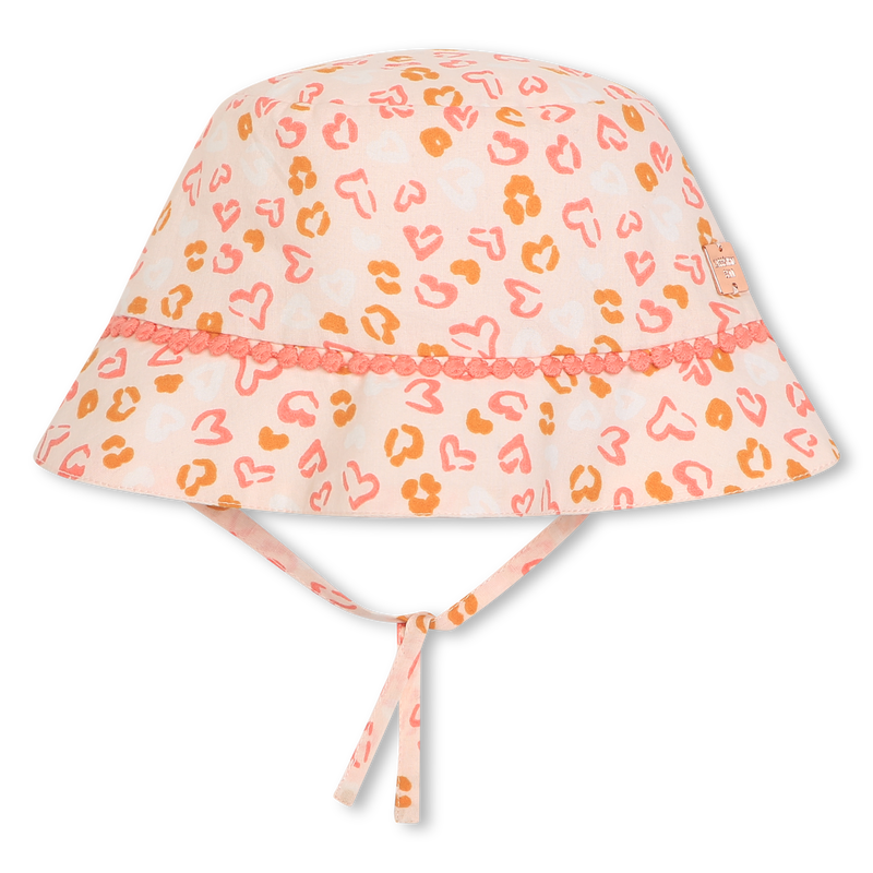 Printed cotton hat CARREMENT BEAU 
                    GIRL