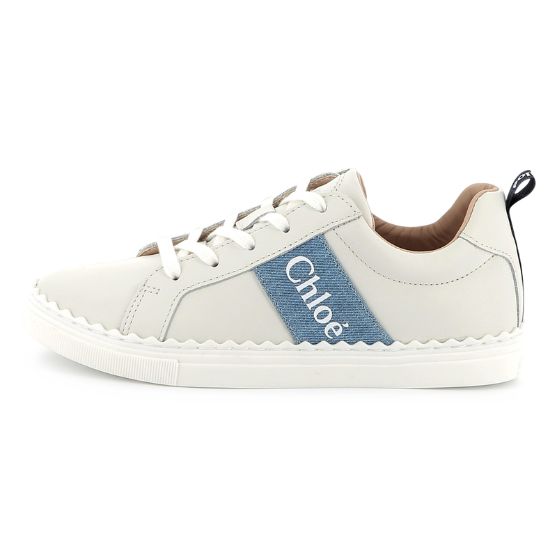 Leather lace-up sneakers CHLOE 
                    GIRL