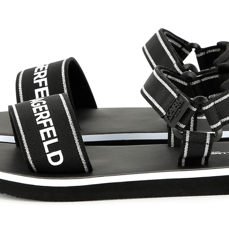 Light Velcro sandals KARL LAGERFELD KIDS 
                        GIRL