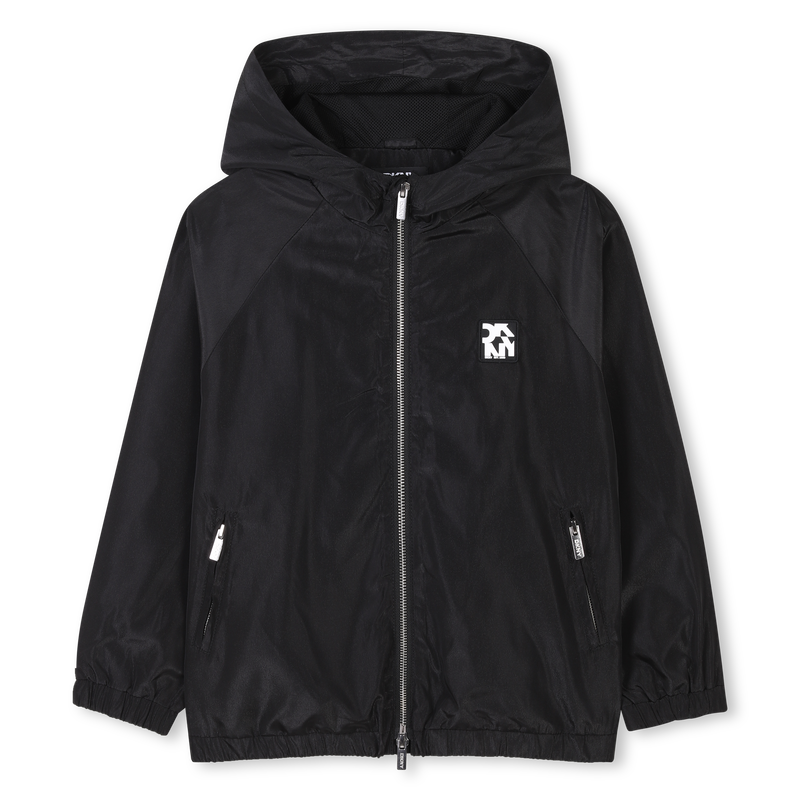 Hooded water-repellent jacket DKNY 
                    GIRL