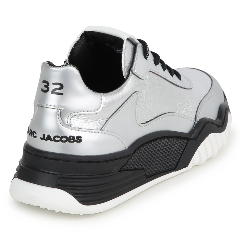 Marc jacobs cheap silver sneakers