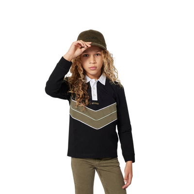 Long-sleeved polo shirt HUGO BOY