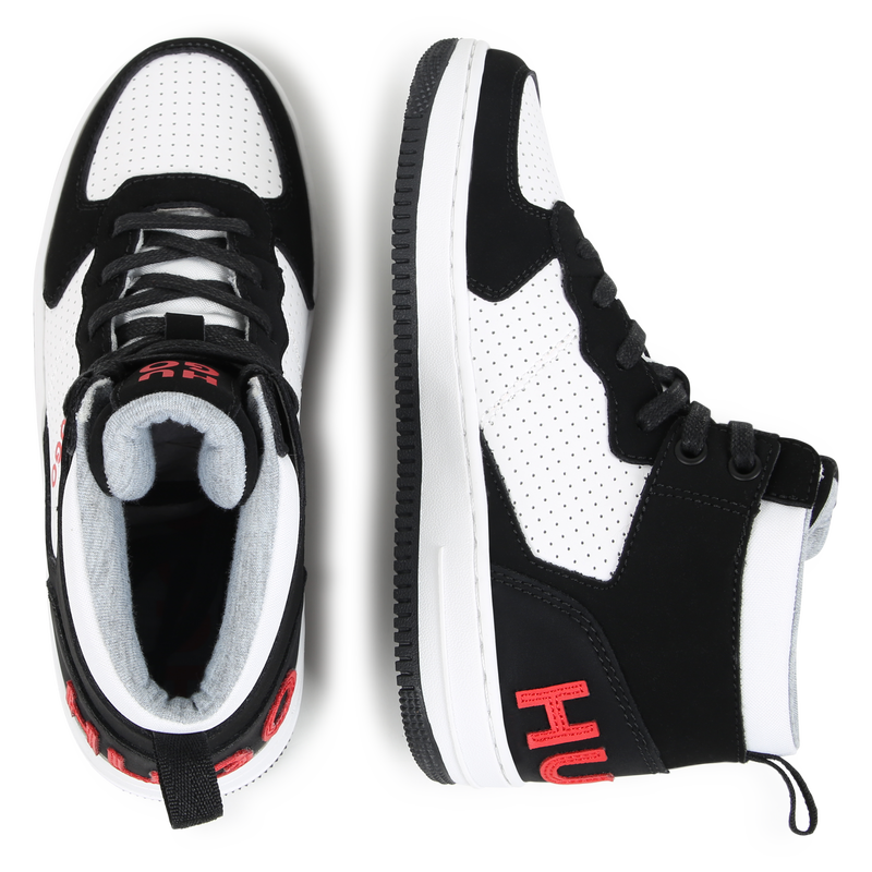 High-Top Lace-Up Sneakers HUGO 
                    BOY