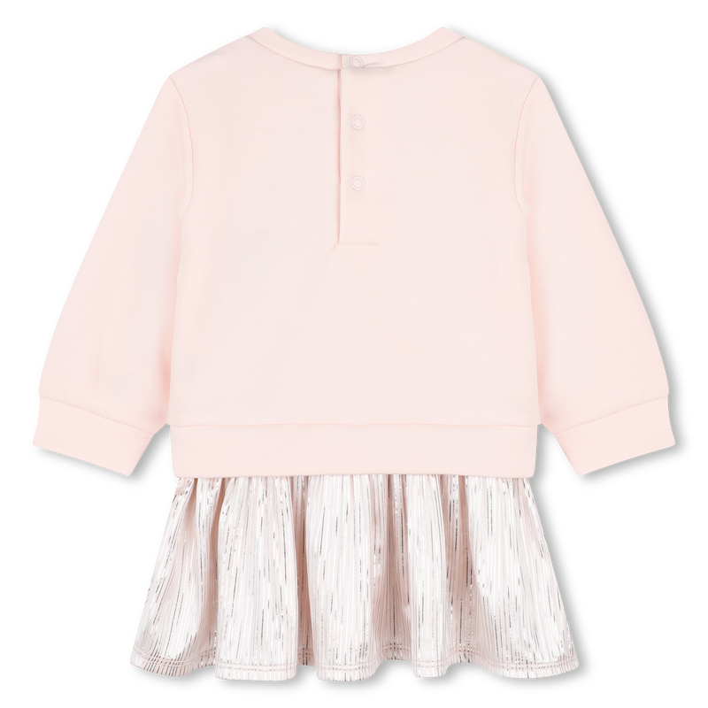 Sequined Bi-Material Dress MICHAEL KORS 
                        GIRL