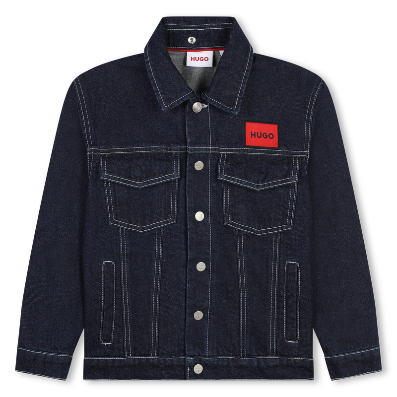 Hooded Denim Jacket HUGO 
                    BOY