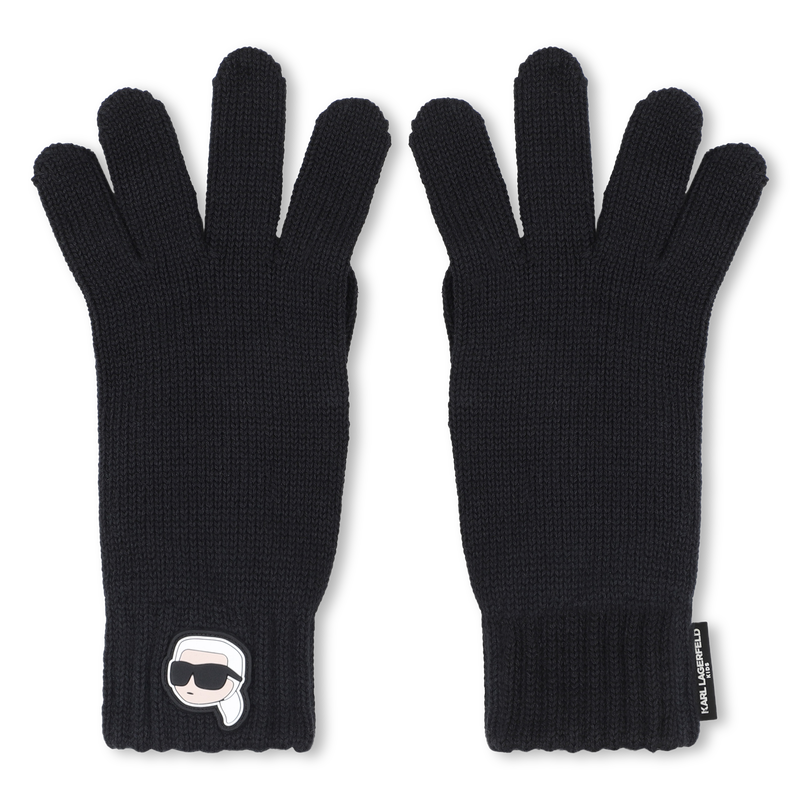 Knitted gloves KARL LAGERFELD KIDS 
                    BOY
