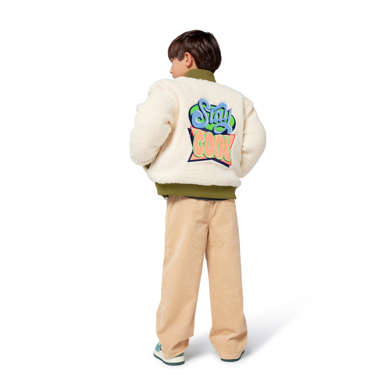 Plush fabric jacket BILLIEBLUSH 
                        BOY