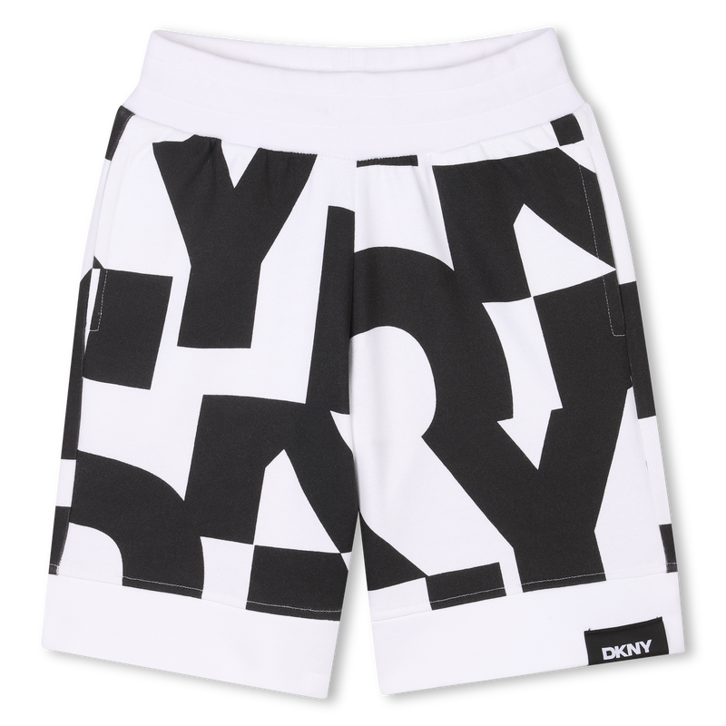 Cotton fleece Bermuda shorts DKNY 
                    UNISEX