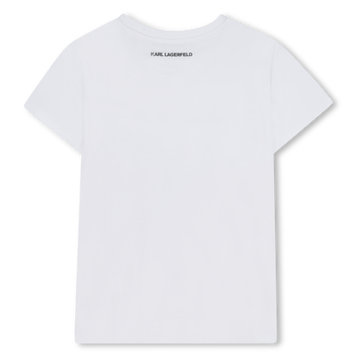 Short-sleeved T-shirt KARL LAGERFELD KIDS GIRL
