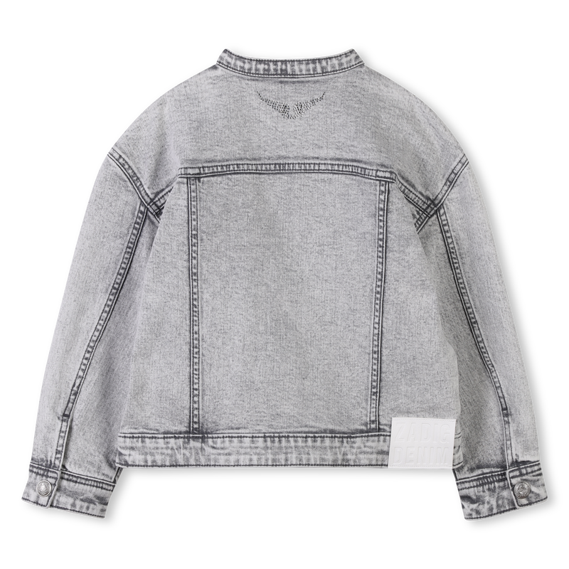 Denim jacket with diamantés ZADIG & VOLTAIRE 
                        GIRL