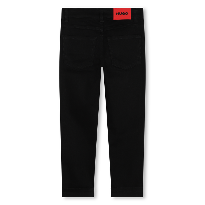 Cotton-Rich Slim-Fit Jeans HUGO 
                    BOY