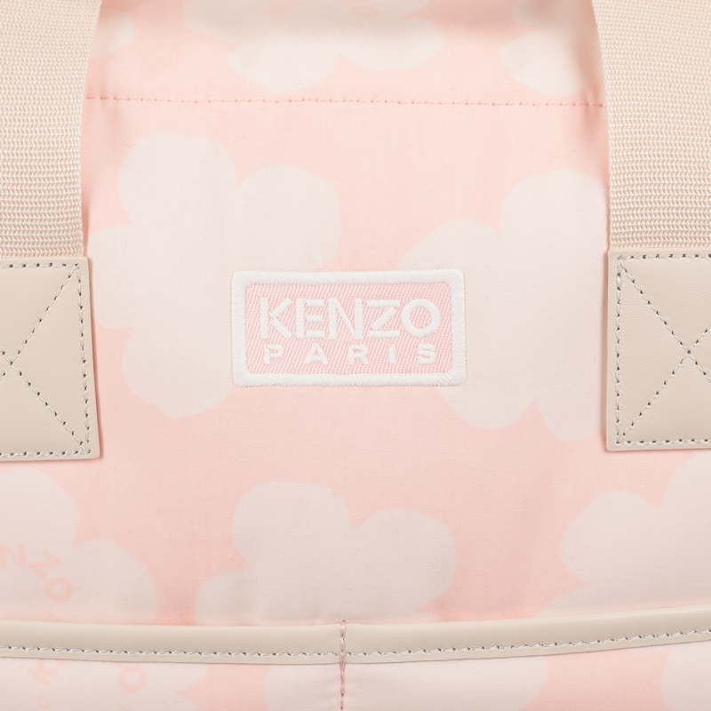 Quilted diaper bag in printed poplin KENZO KIDS 
                        UNISEX