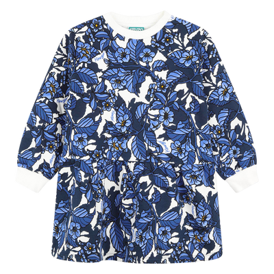 Printed Fleece Dress KENZO KIDS GIRL