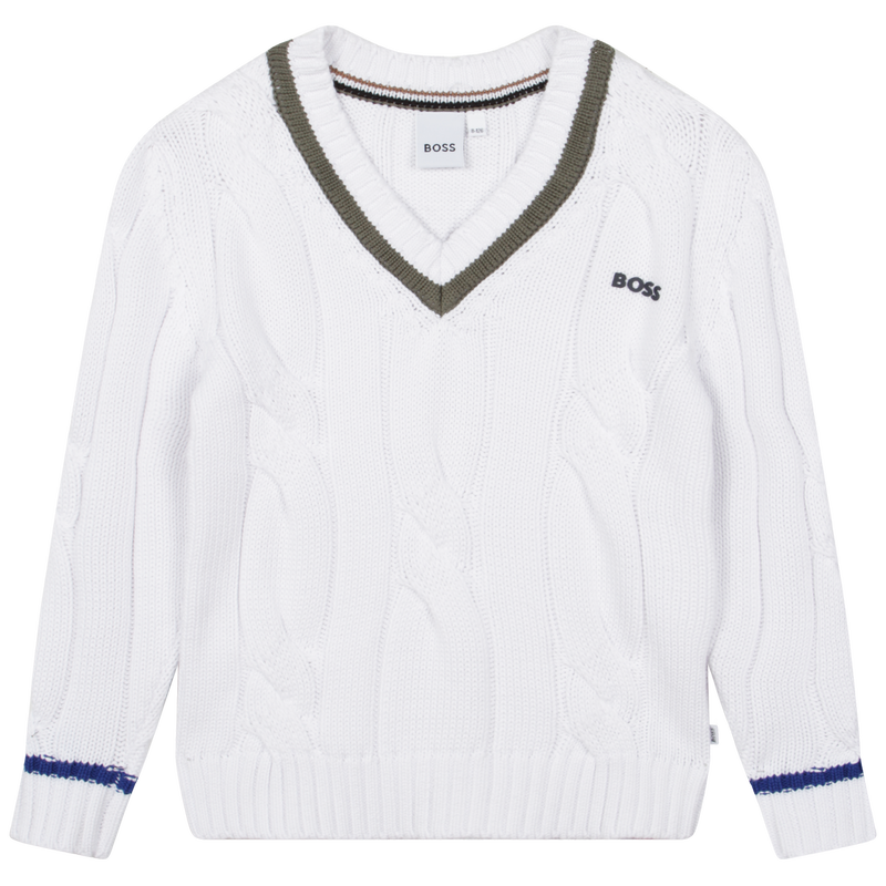 Brushed cotton jumper