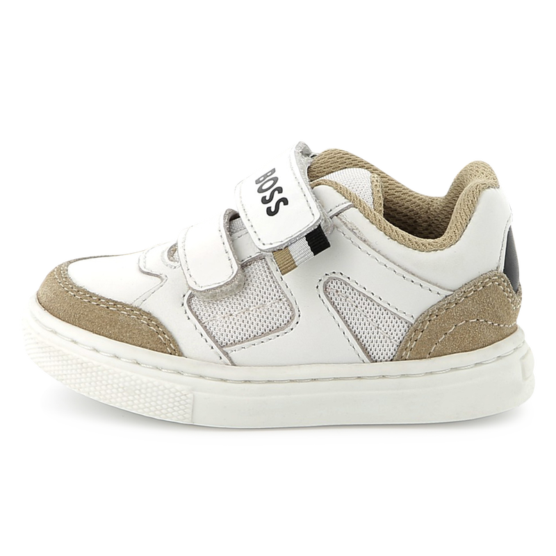 Leather Velcro sneakers BOSS 
                        BOY