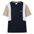 Multicolored cotton T-shirt BOSS 
                    BOY