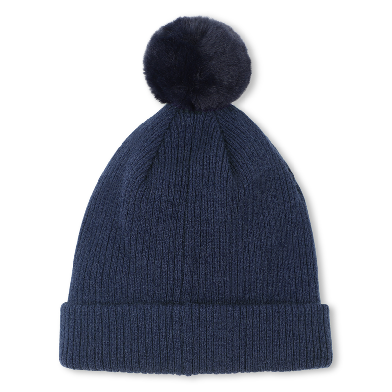 Fleece pompom knit hat TIMBERLAND 
                    BOY
