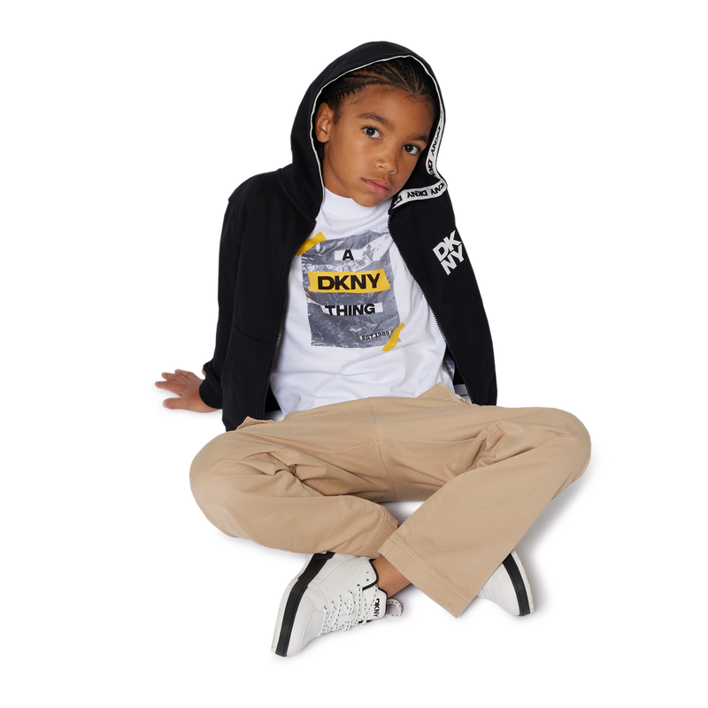 Hooded cardigan DKNY 
                    BOY