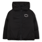 Polyester down jacket, SLATE BLUE, hi-res