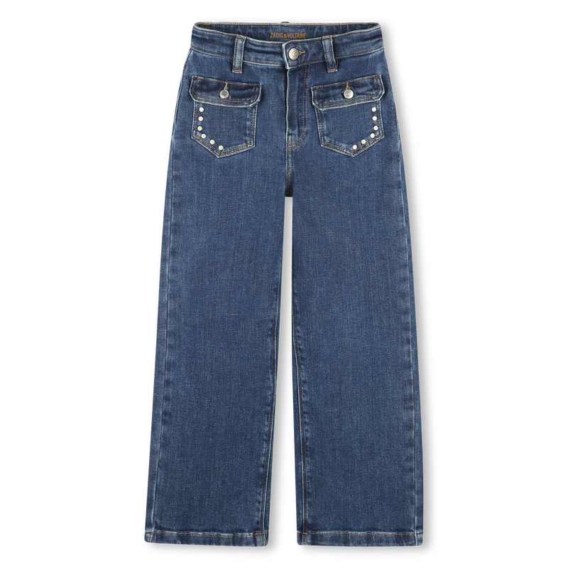 Stretch-Waist Flared Jeans ZADIG & VOLTAIRE 
                        GIRL