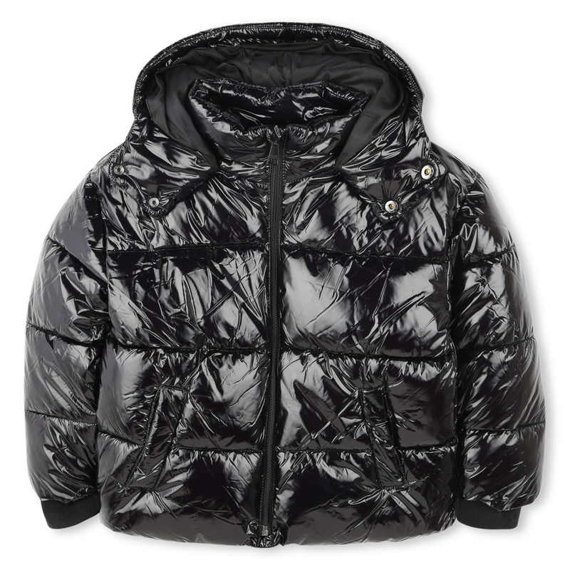 Shiny Water-Repellent Jacket KARL LAGERFELD KIDS 
                        GIRL