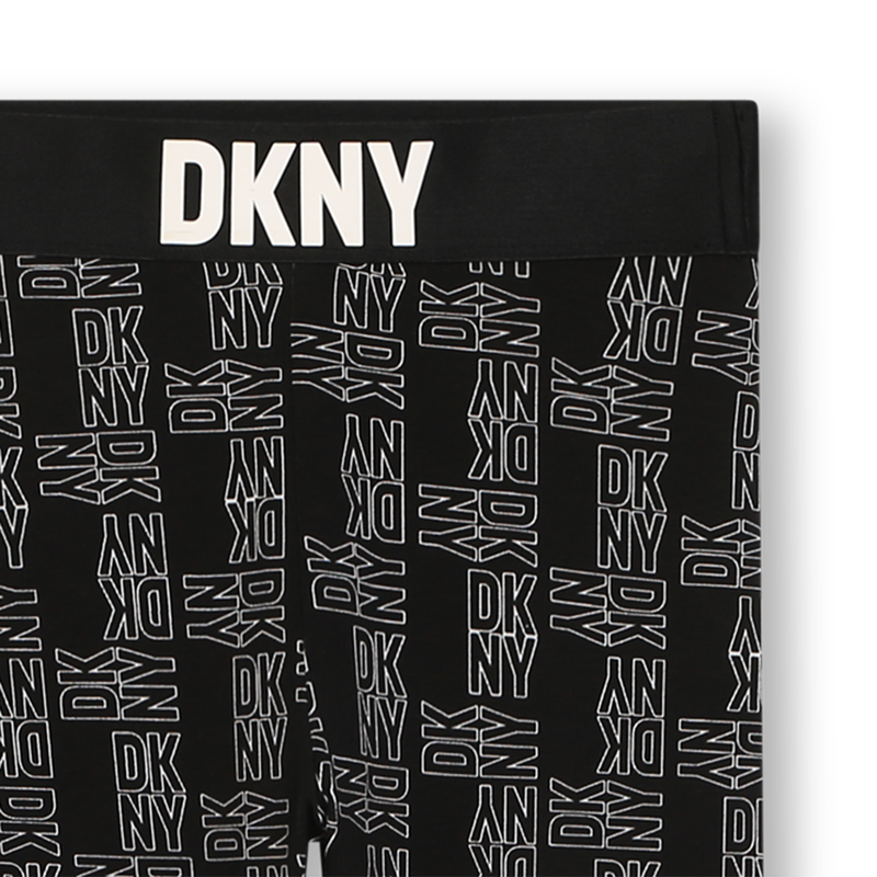 Printed cotton leggings DKNY 
                    GIRL