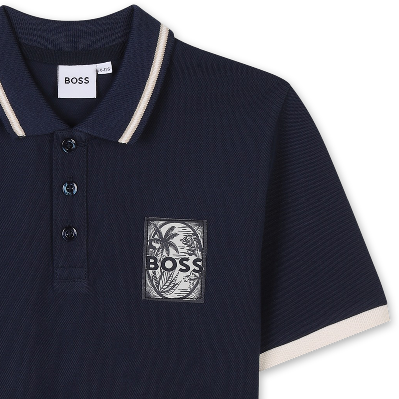 Polo Shirt Chest Label BOSS 
                        BOY
