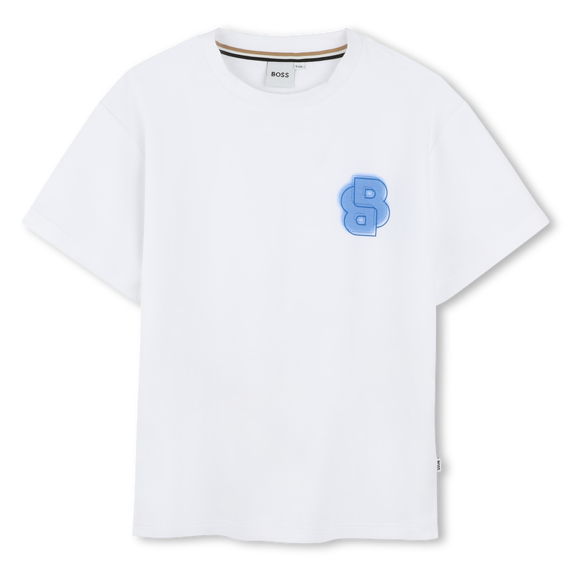 Cotton Short-Sleeved T-Shirt BOSS 
                        BOY