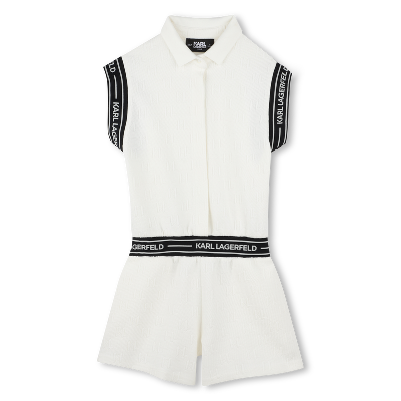 Short-sleeved romper KARL LAGERFELD KIDS 
                        GIRL