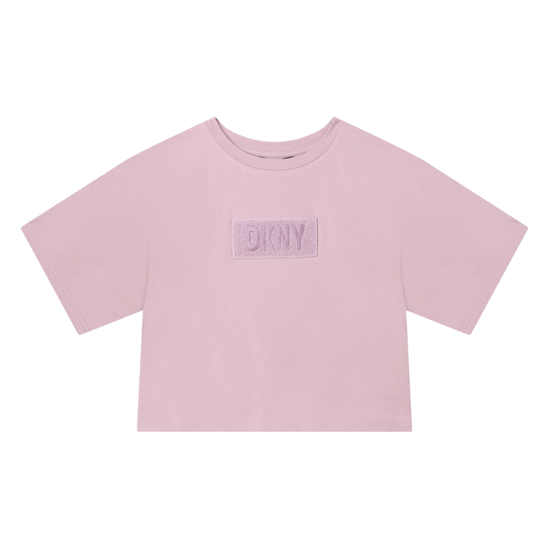 Short-sleeved cotton T-shirt DKNY 
                    GIRL