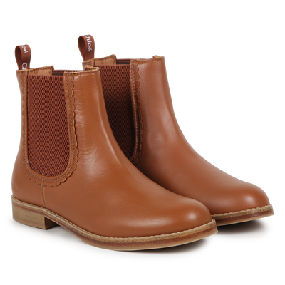 Leather Ankle Boots CHLOE GIRL