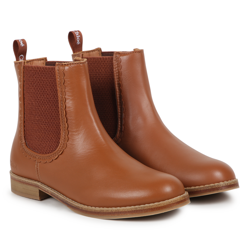 Leather Ankle Boots CHLOE 
                    GIRL