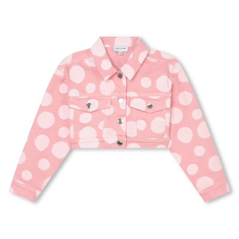 Cropped Polka-Dot Jacket