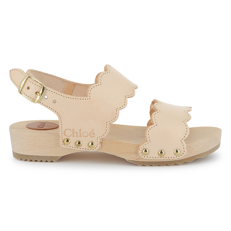 Buckled leather sandals CHLOE 
                    GIRL