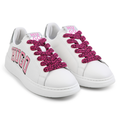 Printed Lace-Up Sneakers HUGO GIRL